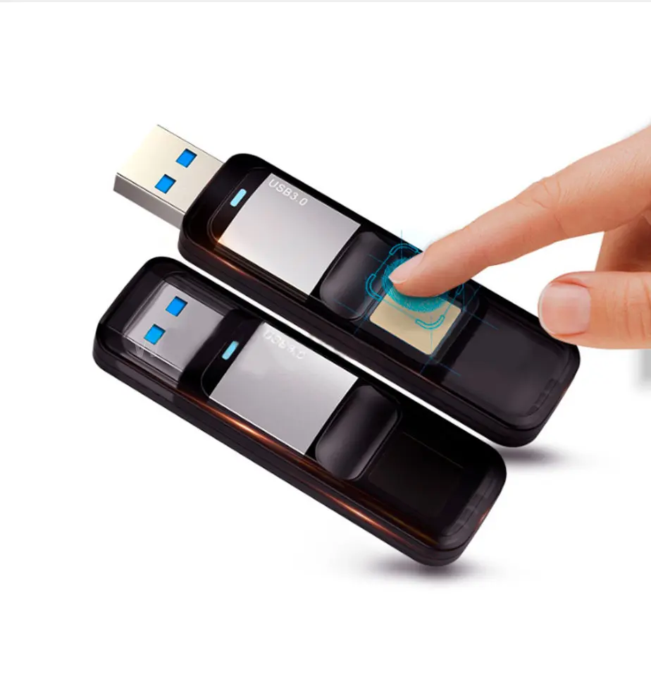 USB накопитель с защитой по отпечатку пальца Eplutus U 302 32Gb 3.0|USB флэш-накопители| |