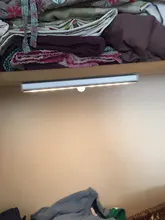 Lámpara LED de luz LED con Sensor de movimiento PIR para debajo del armario, luz nocturna para escaleras y cocina, 6/10 LEDs