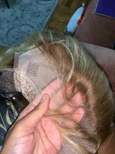 Nadula-pelucas de cabello humano Rubio degradado, peluca completa de encaje prearrancado con pelo de bebé, peluca con malla Frontal 13x 4/360, peluca Frontal de encaje T4/613