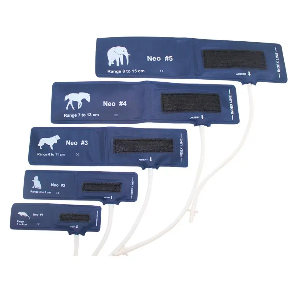 5 size vet Blood Pressure Monitor cuff veterinary blood pressure of patient monitor for small animals with single tube | Красота и