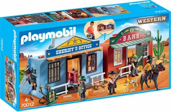 

70012 Playmobil West town Maletin toy store articles created Manual