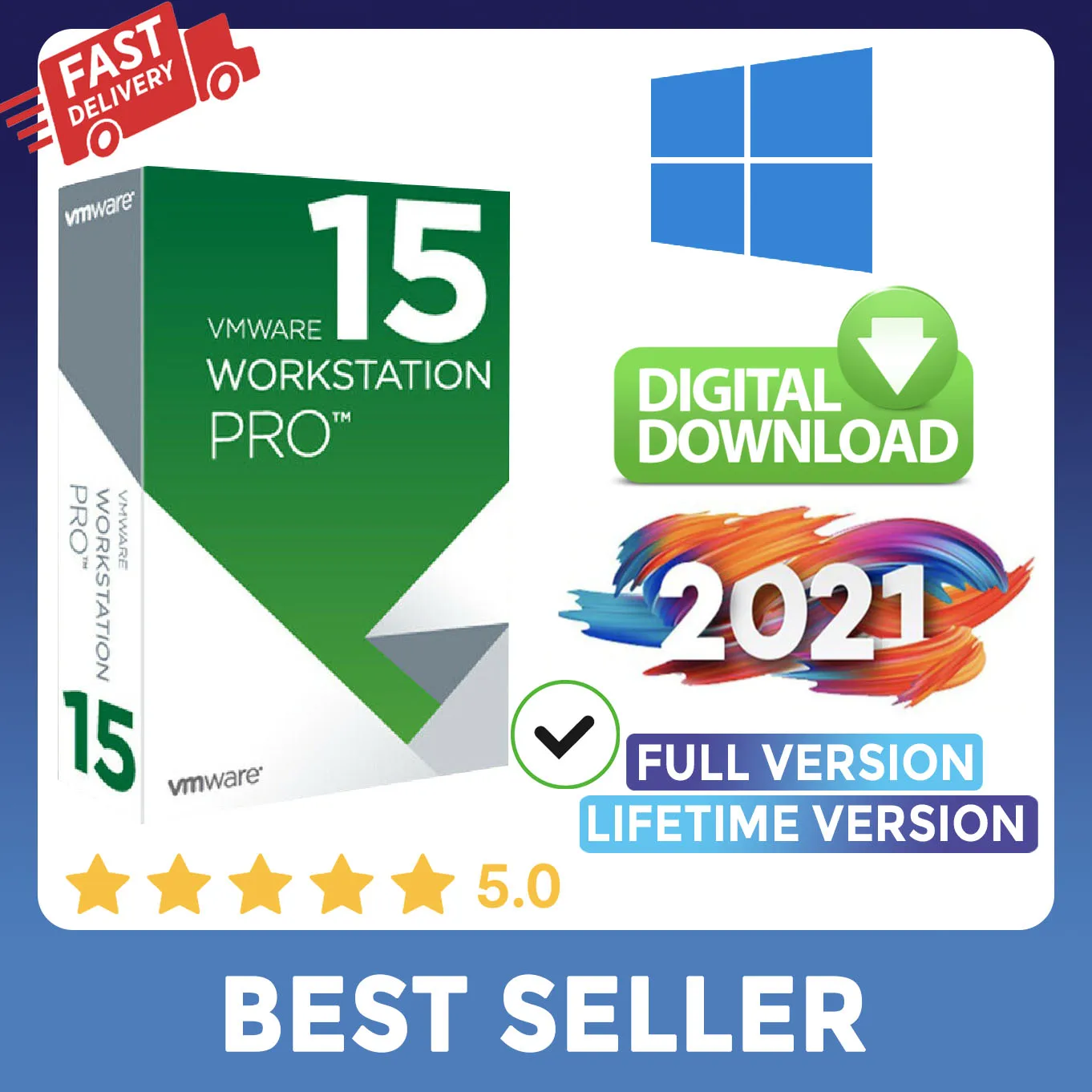VMware-Estación de trabajo Pro 15, versión completa, para Windows, última versión
