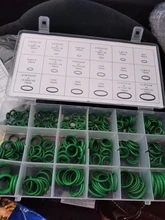 Anillos de goma de silicona de anillo O junta NBR VMQ FKM sellado O anillos arandela de nitrilo de oring conjunto Kit de surtido de conjunto de caja de anillo