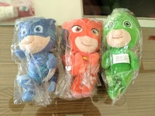 PJ máscaras de dibujos animados de 4 Uds peluche animado figura Catboy Owlette máscaras Gekko figuras de Anime juguetes para niño niña regalo de cumpleaños