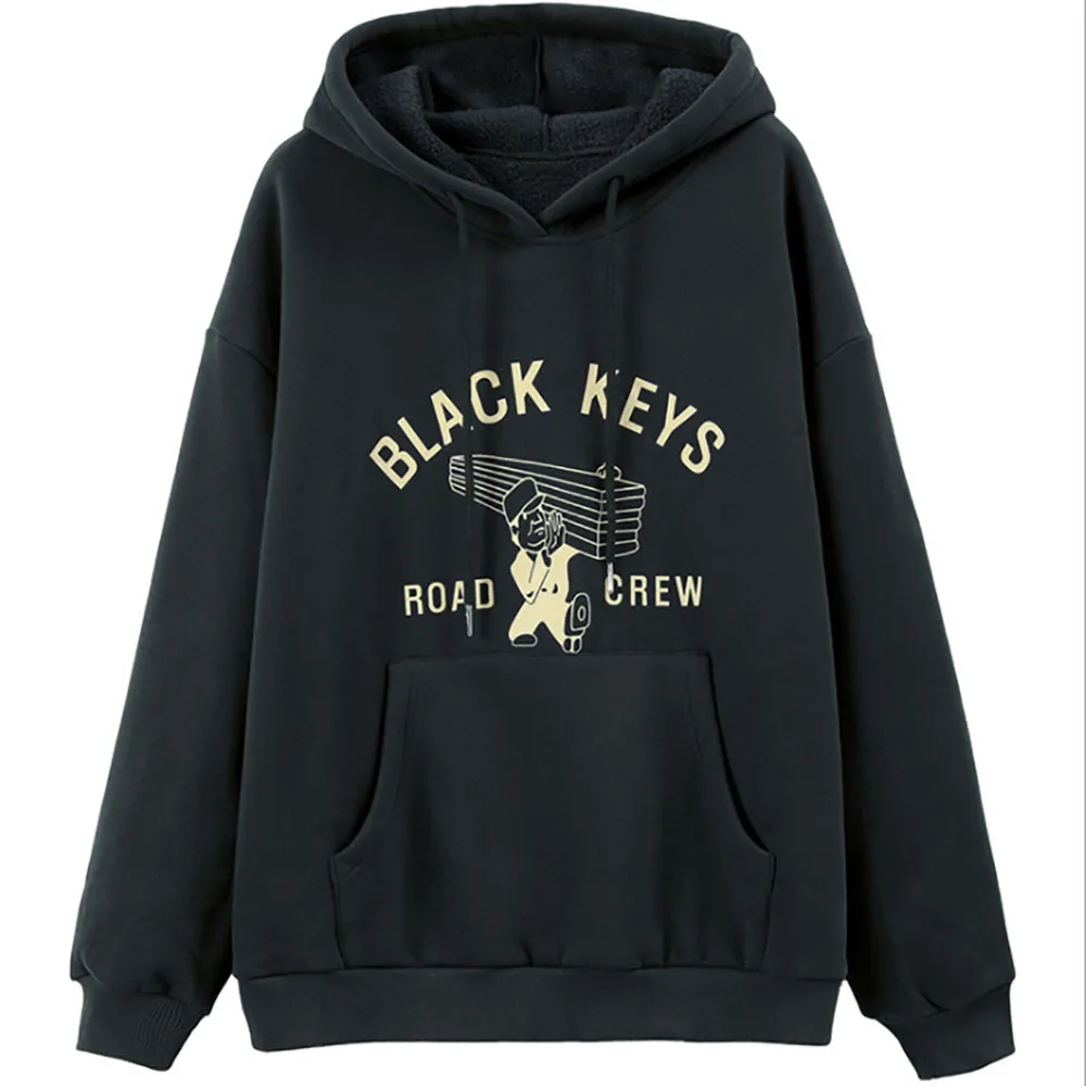 

OSKE Oversized Hoodie Sweatshirt Black Hoodies For Women Casual Loose Female Sweatshirt Fashion Autumn Winter Cotton Sweatshirts