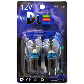 

1pcs LED Car Lamp W21/5W - T20 - 7443 - W3х16q - CREE XML + flask