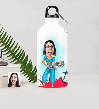 

Personalized Oriental Dancer Caricature Of Metal Water bowl (500 ml.)