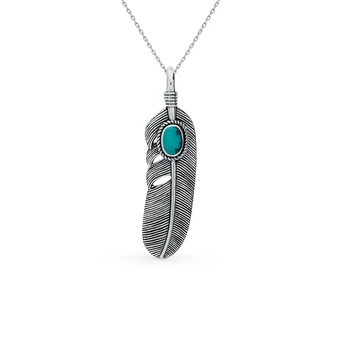 

Silver Pendant with turquoise sunlight sample 925