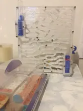 Nido de hormiga acrílico de 6 capas, granja de hormigas con área de alimentación, hormigero grande para mascotas, con castillo de taller, bricolaje, nuevo