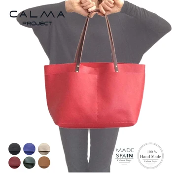 

Calm Bags | Bowl | Leather fashion bag, fashion bag hand, in 16 colors with zipper and pocket