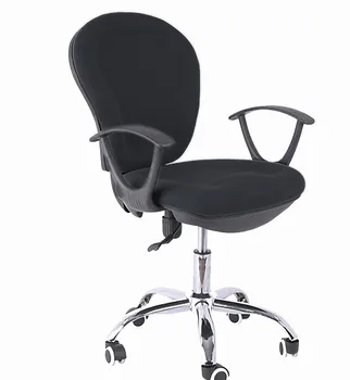 

Office chair RIMINI, arms, gas, contact permanent black fabric