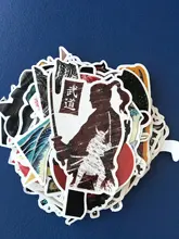 65 Uds Japón Bushidou pegatinas de guerreros para ordenador portátil de PVC pegatinas de grafiti pegatinas para maleta equipaje guitarra coche para los juguetes para los niños F3