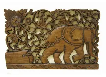 

Panel "elephant with a cart"