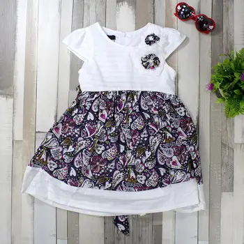 

Summer dress for girls, princess dress sleeveless strappy flower and sequins, nice clothes for girls