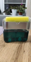 Soap-Dispenser Sponge Caddy Washing-Sponge Kitchen Creative New 2-In-1 with Manual-Press
