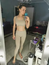 Conjunto ropa de yoga con encaje perfecto para dama, kit de traje para yoga de dos piezas con encaje perfecto de alta elasticidad con sujetador acolchado, mallas deportivas para gimnasio, 2 unidades