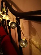 Cotton Balls Lights Lighting-Decoration Led-Fairy-Garland Leds Bedroom Holiday Christmas-Party