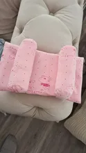 Almohada para recién nacido, soporte de espuma viscoelástica ajustable, posicionador para dormir para niños