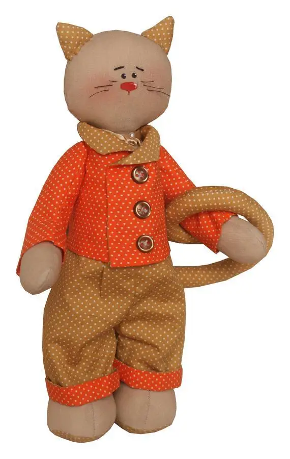 Набор для шитья текстильной куклы Ваниль C00" Cats story"