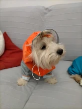 HOOPET-chubasquero para perro, mono impermeable para perros, abrigo para mascota, perro pequeño, gato, Chihuahua, chaqueta impermeable