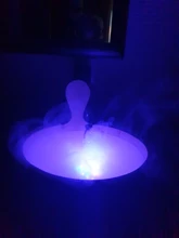 Fogger Air-Humidifier Pond-Atomizer Ultrasonic-Mist-Maker Water-Fountain 24V 12 LED 