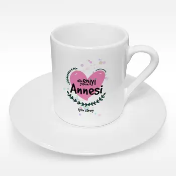 

Personalized World Best Mother Design Turkish coffee Cup-11