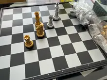 Ajedrez Medieval conjuntos con magnético tablero de ajedrez de oro plata piezas de ajedrez juegos figura