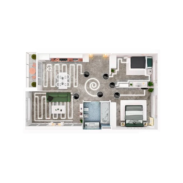 Робот-пылесос Cecotec Conga 3690 abte 64 dB 2700 Pa wifi Black