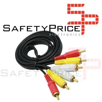 

AV Cable Video Audio Stereo 3 RCA to RCA 1.5m male-male ref1960