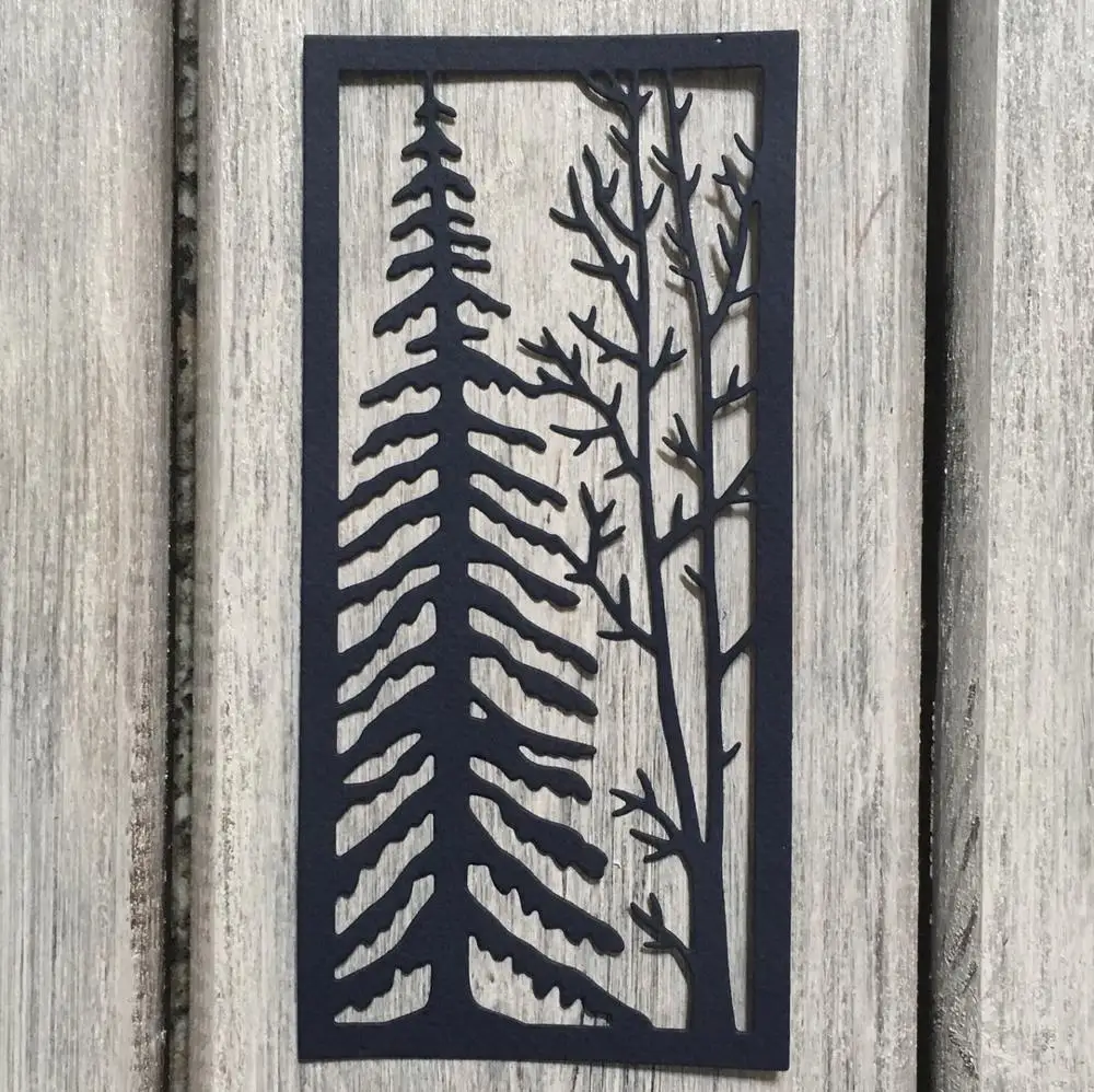 ArtScrap Forest Collage-2 Metal Cutting Dies Stencils For DIY Scrapbooking Card Decorative Craft Die Cuts | Art: 304 Дом и сад