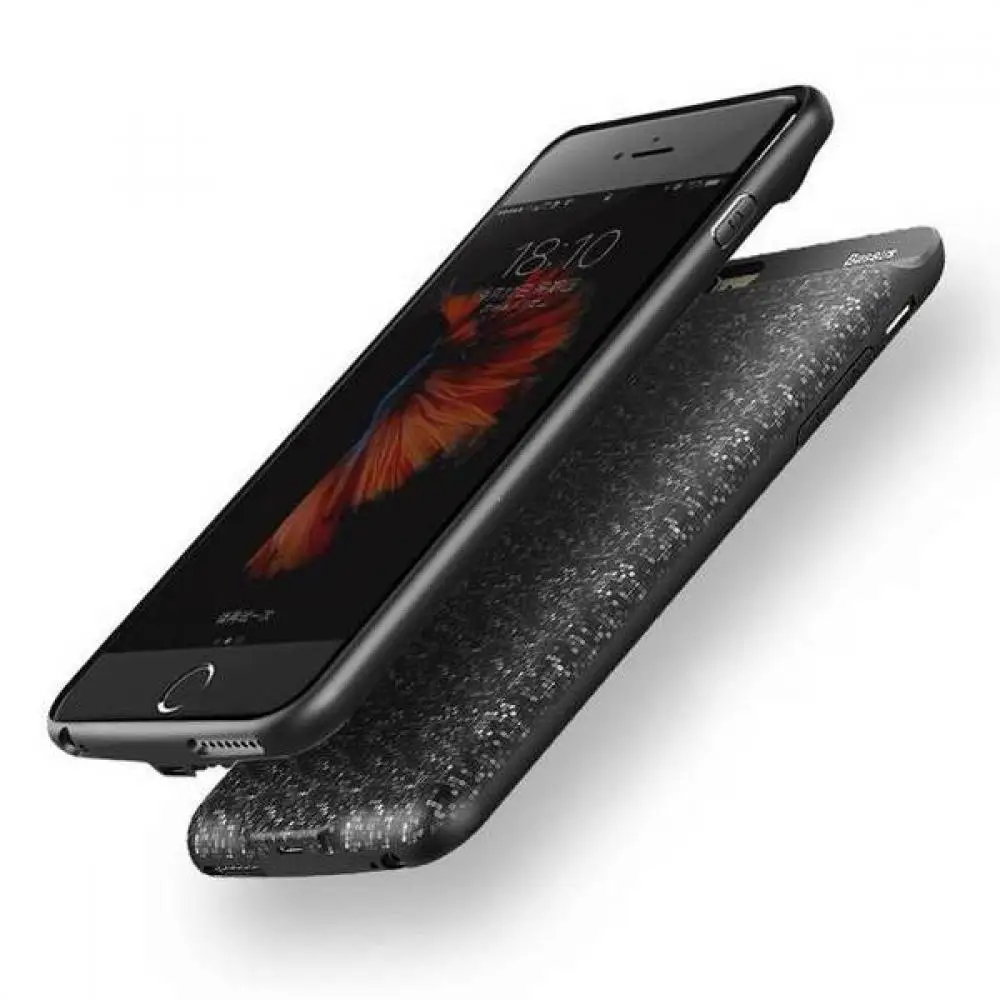 Чехол-аккумулятор Baseus Plaid Backpack Power Bank Case 3500 Mah для iPhone 7/8 ACAPIPHX-BJ01(Черный