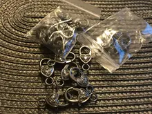 10 unids/lote ganchos de broche de langosta de mono de plata antigua para collar pulsera cadena accesorio de joyería para manualidades hallazgos 26*15MM