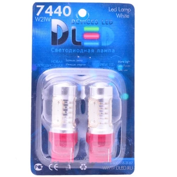 

1pcs LED Car Lamp W21/5W - T20 - 7443 - W3х16q 11W + lens CREE