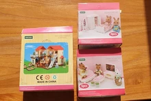 1:12 Forest Animal Family Villa Furniture for Dolls Toy Forest Home Mini Bedroom Set
