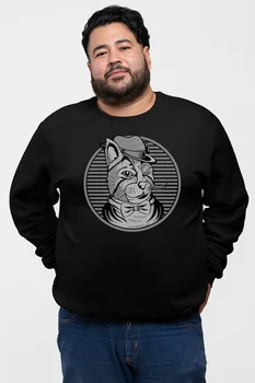 

Angemiel Wear Gentleman Cat Black Men 'S Sweatshirt