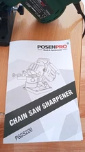 Electric Chainsaw Sharpener Grinder-Machine Garden-Tools POSENPRO Portable 100mm 220W
