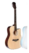 

Ft-221-n acoustic guitar, with neckline 41 ", natural color, Fante
