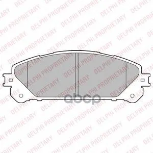 Колодки Тормозные Lexus Rx 09-/Toyota Highlander 07- Передние Delphi Lp2201 Delphi арт. LP2201