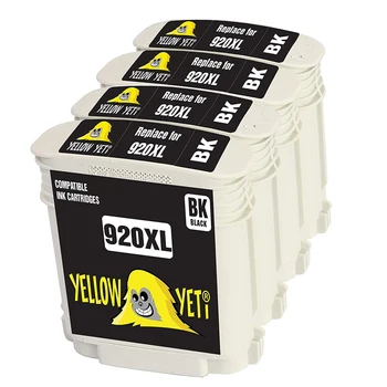 

4Black Compatible 920XL ink cartridge for HP 920 HP920 Officejet 6500A 7500A 7000 7500 6000 6500 printer with chip