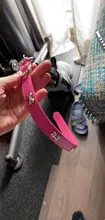 Collar de cuero para perros pequeños, accesorios con forma de hueso para perros, color rojo, Morado, negro y verde