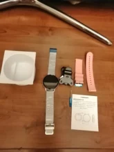 Reloj electrónico inteligente para hombre y mujer, acabado de lujo, digital, con monitor de presión sanguínea y calorías, deportivo, con modo DND para Android e iOS