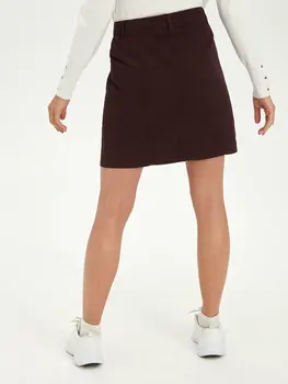 

Front Button Mini Jean Skirt