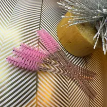 MEISHENJIE-brochas de maquillaje desechables para pestañas, varitas de rímel con mango de diamante, herramientas de extensión de pestañas, 5-50 Uds.