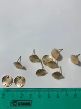 10 Uds. Pendientes de aleación Zina con Base de Plata Irregular de oro de 12mm para Pendiente de círculo, accesorio para pendientes DIY, joyería AC211