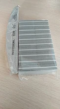 7 unids/lote profesional fuerte Sanpaper de archivo 100/180 grano de madera media luna Tabla de lijado de archivos de uñas de manicura herramientas