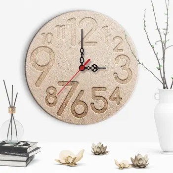 

Decorative Sea Sand Design Wooden Wall Clock