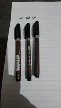Pluma de pincel de 3 puntas, pluma de caligrafía, palabras aprendiendo chino, papelería, marcadores de dibujo para estudiantes, útiles escolares: Juego de bolígrafos