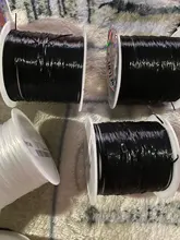 Cuerda elástica para cuentas de cristal de 1 mm, hilo fuerte para abalorios, rollo de 393 pulgadas para joyería, en varios colores