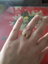 FYSARA-anillo de acero inoxidable con Circonia cúbica para hombre y mujer, sortija de amor, Color oro rosa, cristal, marca de lujo, regalo de boda