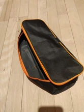 Estuche de almacenamiento organizador, bolsa de herramientas para aspiradora, accesorio portátil resistente al desgaste, duradero, con cierre de cremallera, práctico, negro